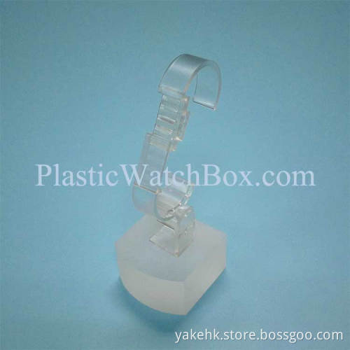 Acrylic C ring watch display stand of wrist watch holder